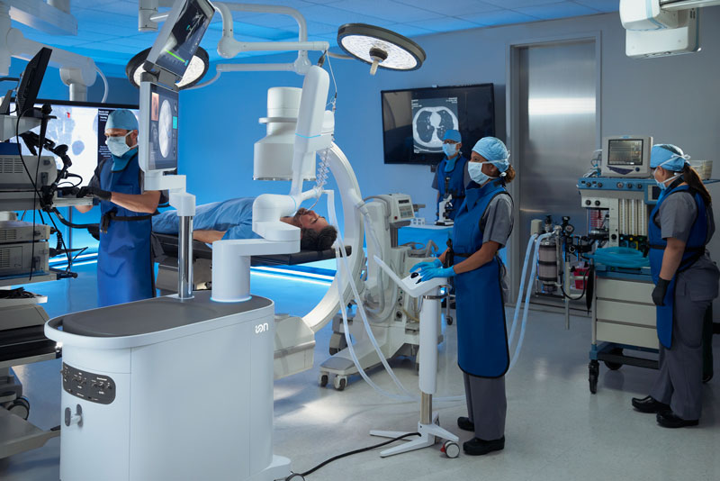 Using Ion during lung biopsy